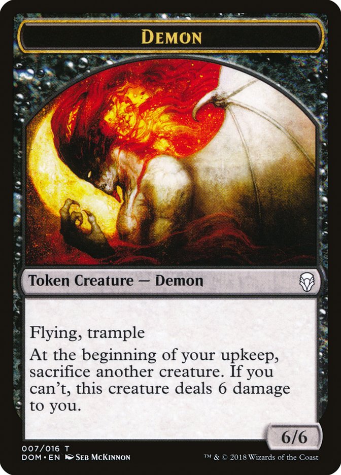 Demon [Dominaria Tokens] - Devastation Store | Devastation Store