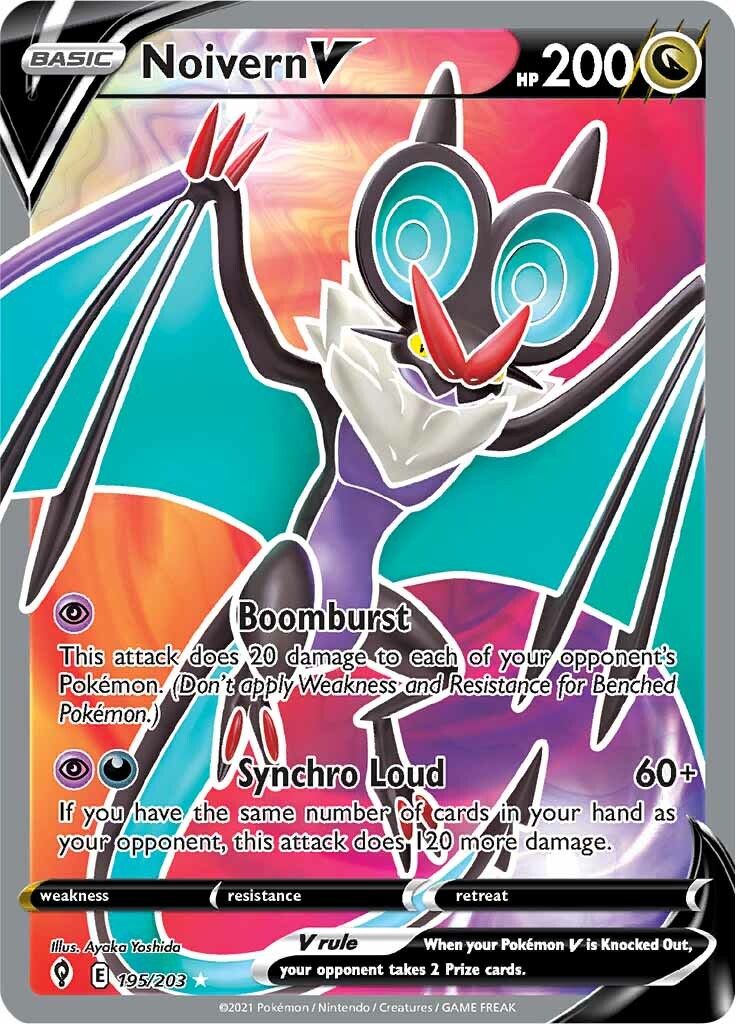 Noivern V (195/203) [Sword & Shield: Evolving Skies] | Devastation Store