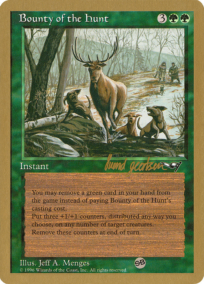 Bounty of the Hunt (Svend Geertsen) (SB) [World Championship Decks 1997] | Devastation Store