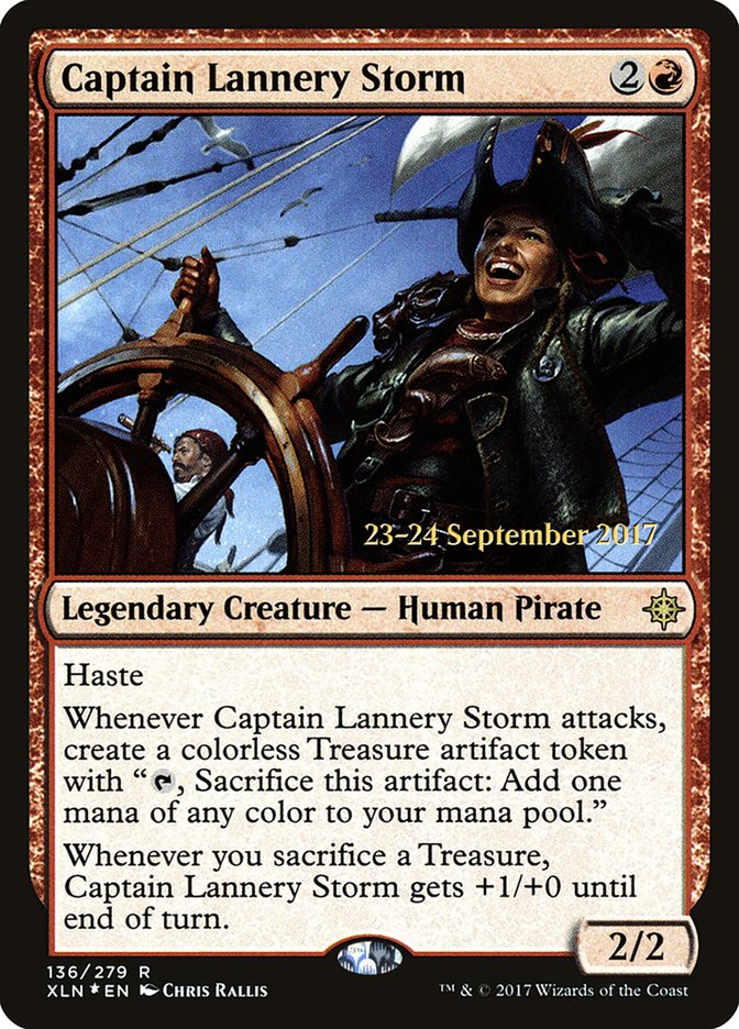 Captain Lannery Storm  [Ixalan Prerelease Promos] - Devastation Store | Devastation Store