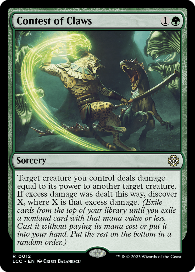 Contest of Claws [The Lost Caverns of Ixalan Commander] | Devastation Store