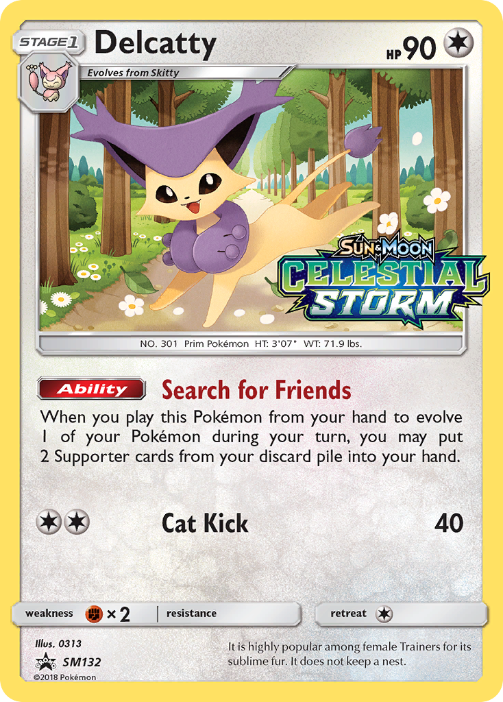 Delcatty (SM132) [Sun & Moon: Black Star Promos] | Devastation Store