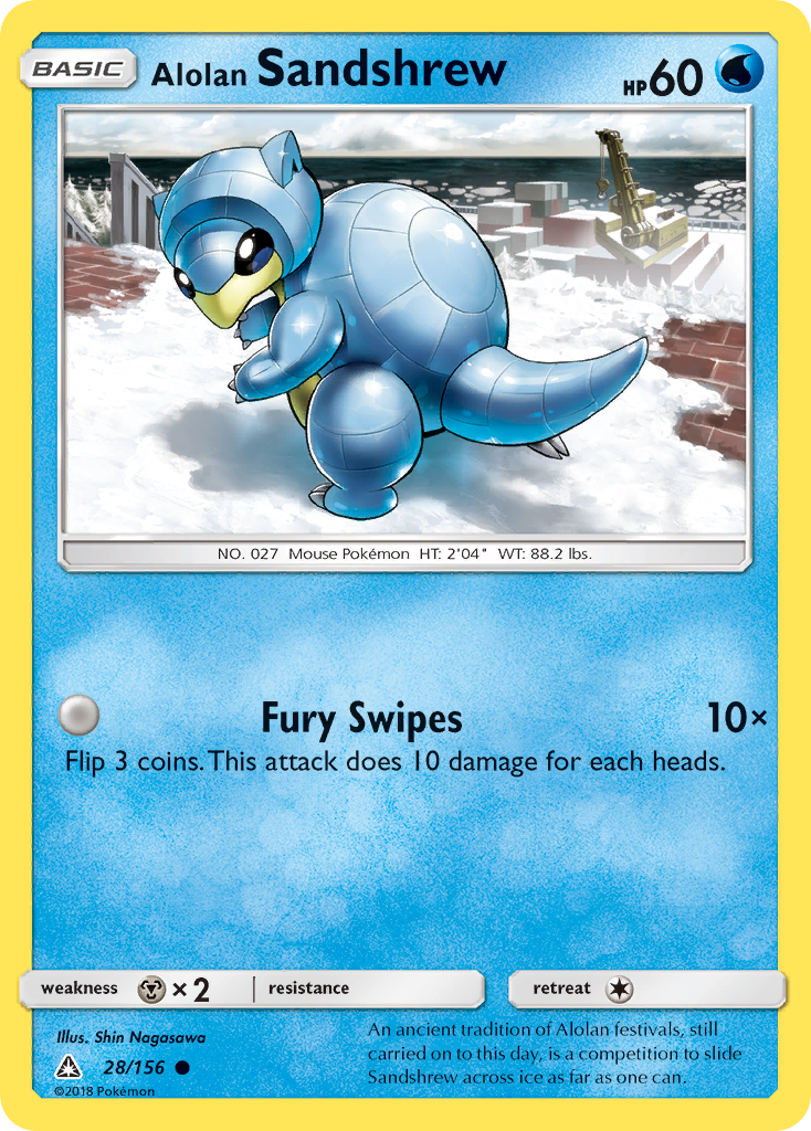 Alolan Sandshrew (28/156) [Sun & Moon: Ultra Prism] | Devastation Store