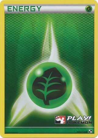 Grass Energy (105/114) (Play Pokemon Promo) [Black & White: Base Set] | Devastation Store