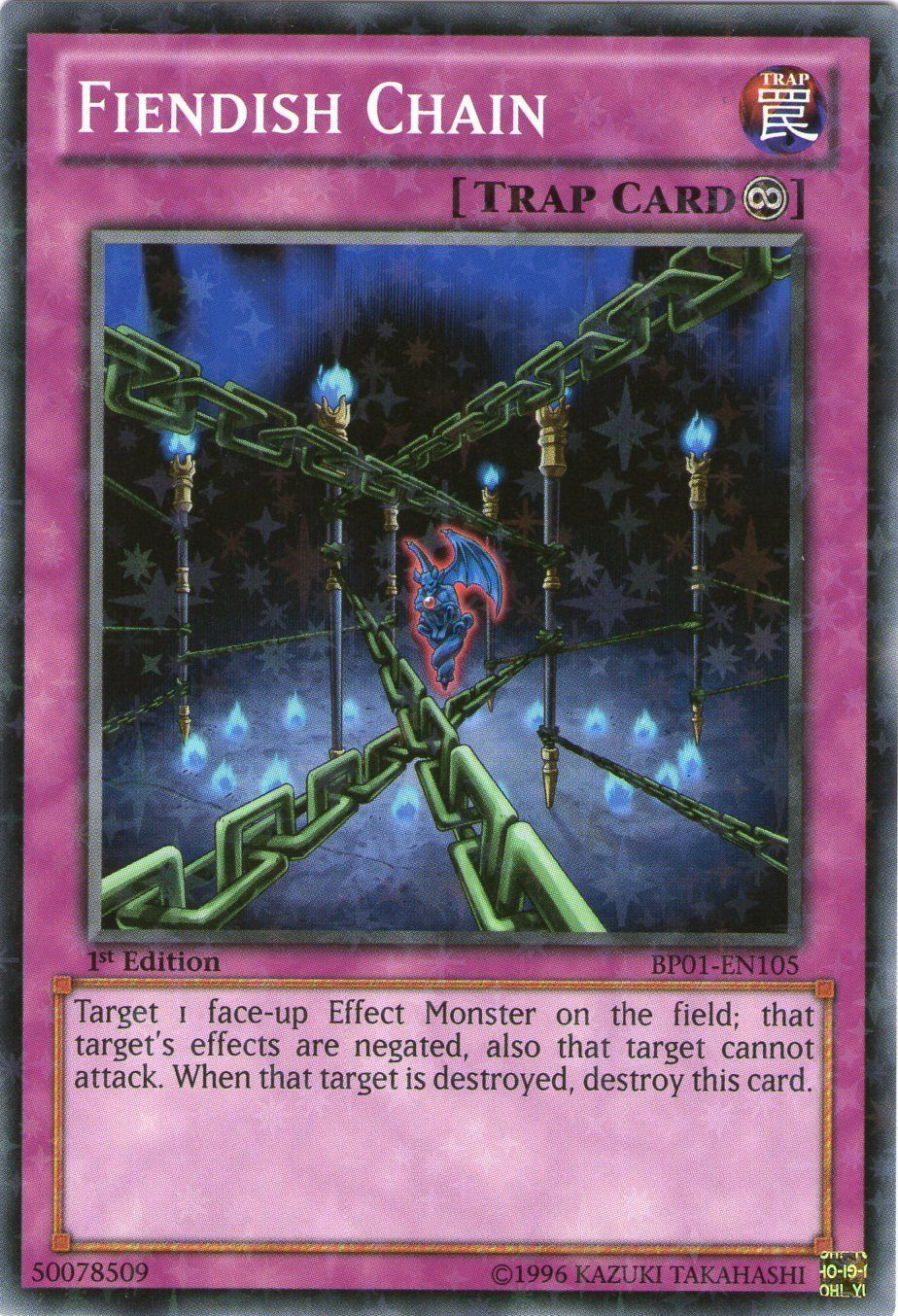 Fiendish Chain [BP01-EN105] Starfoil Rare | Devastation Store