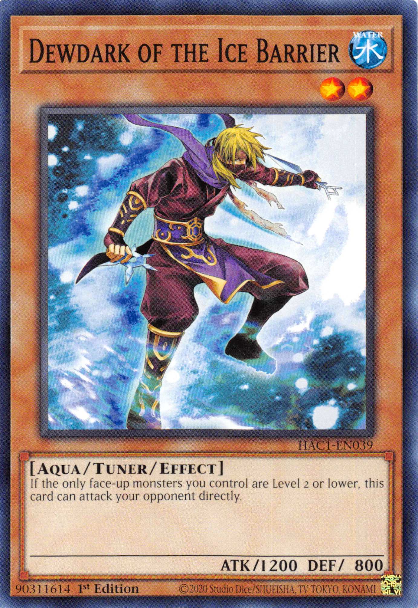 Dewdark of the Ice Barrier [HAC1-EN039] Common | Devastation Store