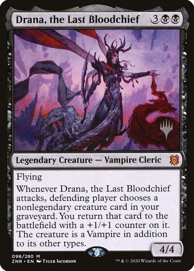 Drana, the Last Bloodchief (Promo Pack) [Zendikar Rising Promos] | Devastation Store