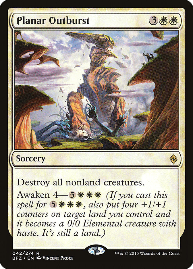 Planar Outburst [Battle for Zendikar] - Devastation Store | Devastation Store