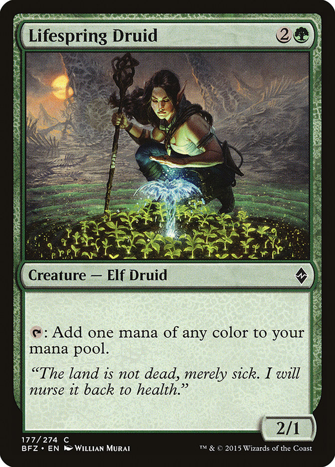Lifespring Druid [Battle for Zendikar] | Devastation Store