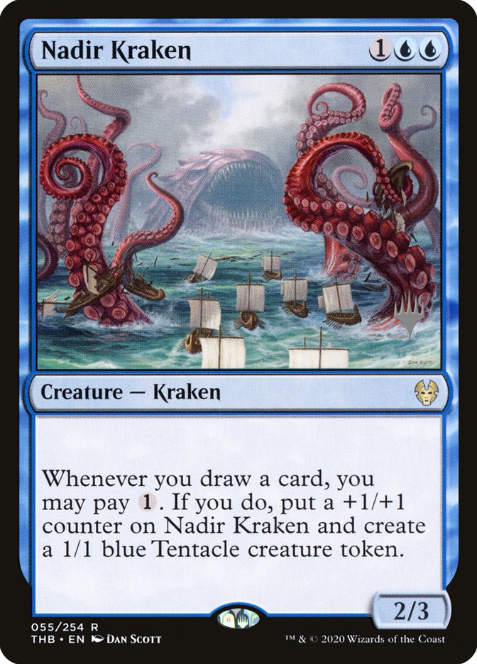 Nadir Kraken (Promo Pack) [Theros Beyond Death Promos] | Devastation Store