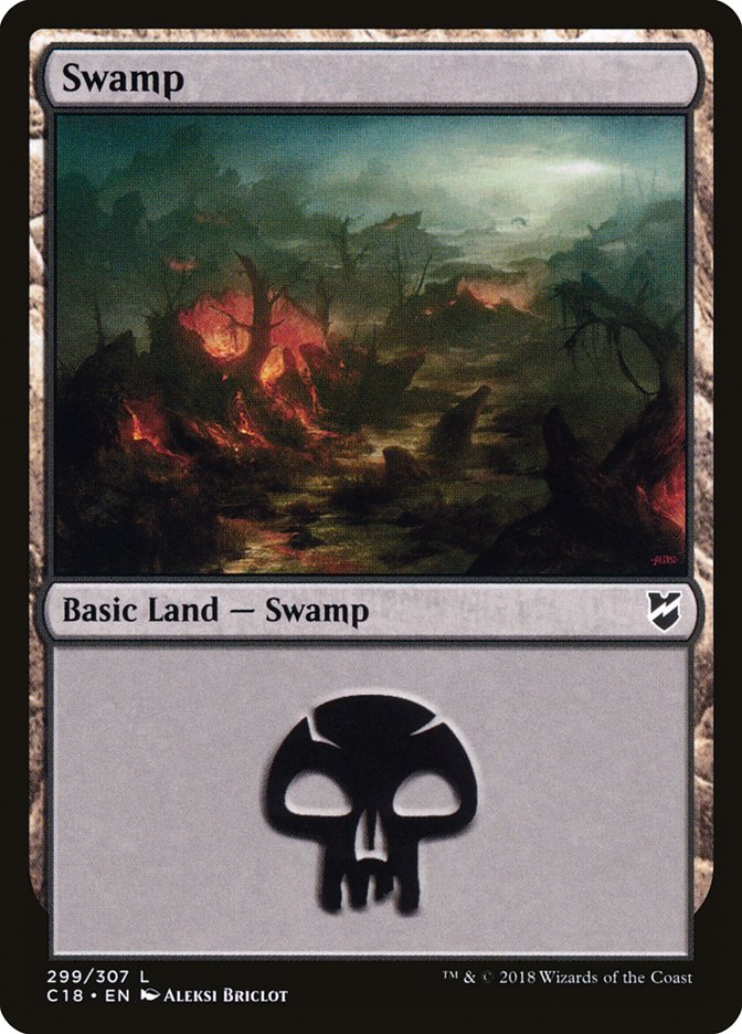 Swamp (299) [Commander 2018] - Devastation Store | Devastation Store