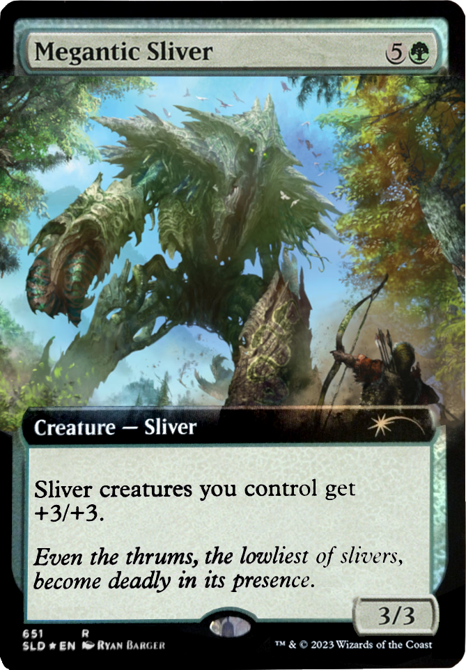 Megantic Sliver (Extended Art) [Secret Lair Drop Promos] | Devastation Store