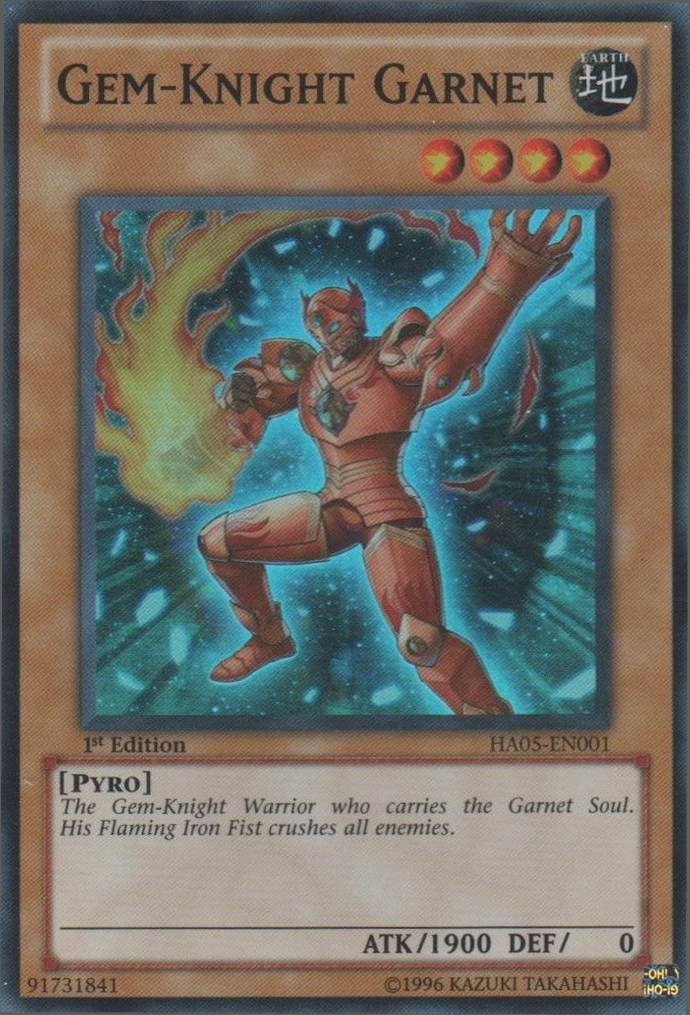 Gem-Knight Garnet [HA05-EN001] Super Rare | Devastation Store