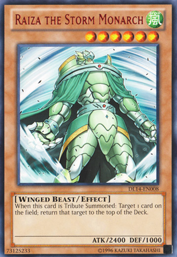 Raiza the Storm Monarch (Red) [DL14-EN008] Rare | Devastation Store