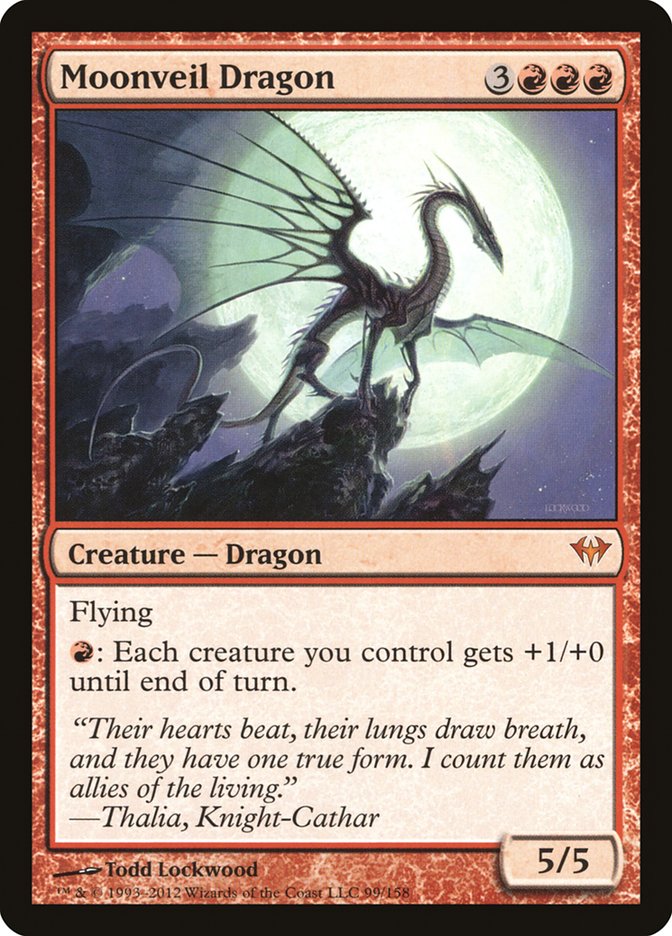 Moonveil Dragon [Dark Ascension] | Devastation Store