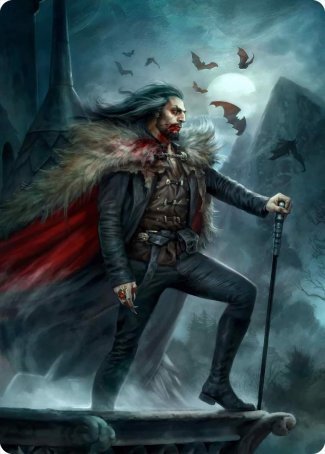 Dracula, Blood Immortal Art Card [Innistrad: Crimson Vow Art Series] | Devastation Store