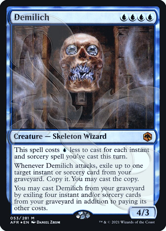 Demilich (Ampersand Promo) [Dungeons & Dragons: Adventures in the Forgotten Realms Promos] | Devastation Store