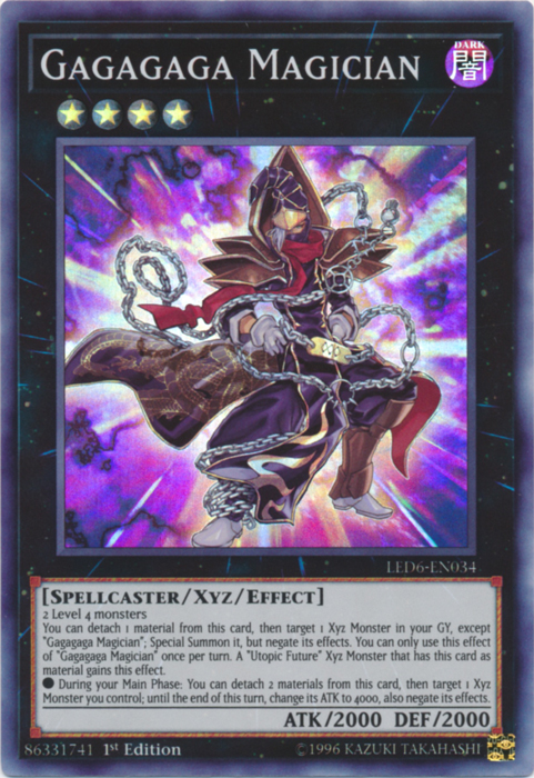 Gagagaga Magician [LED6-EN034] Super Rare | Devastation Store