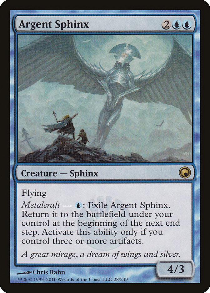 Argent Sphinx [Scars of Mirrodin] - Devastation Store | Devastation Store