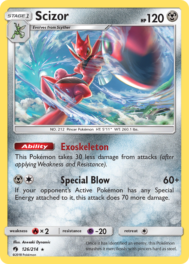 Scizor (126/214) [Sun & Moon: Lost Thunder] | Devastation Store