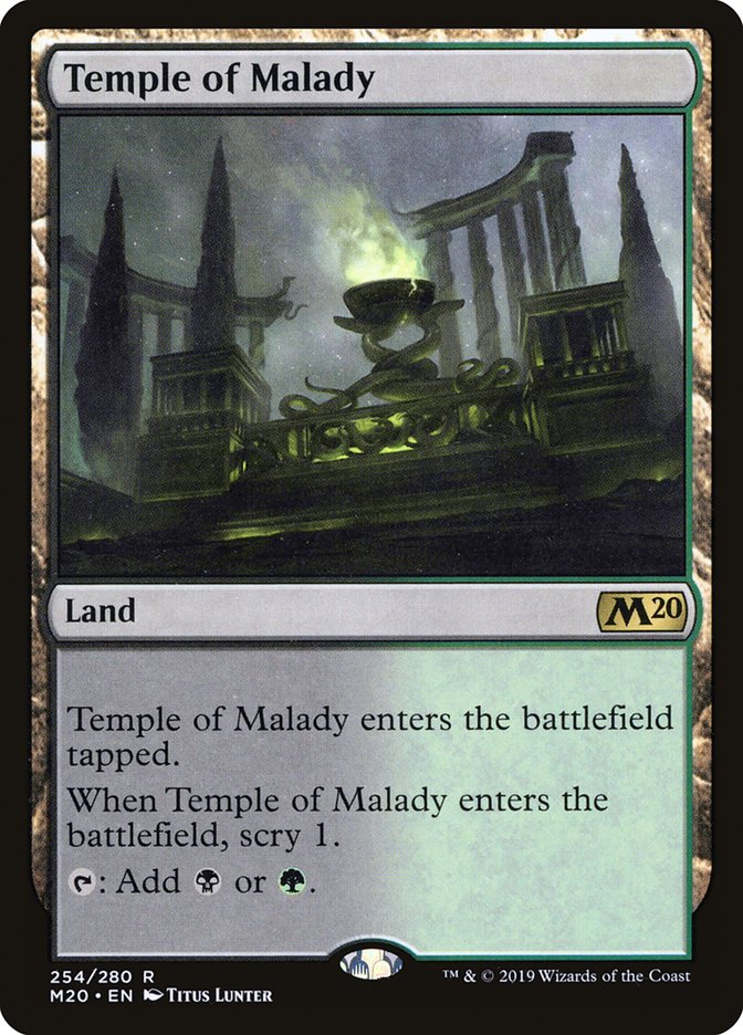Temple of Malady [Core Set 2020] | Devastation Store