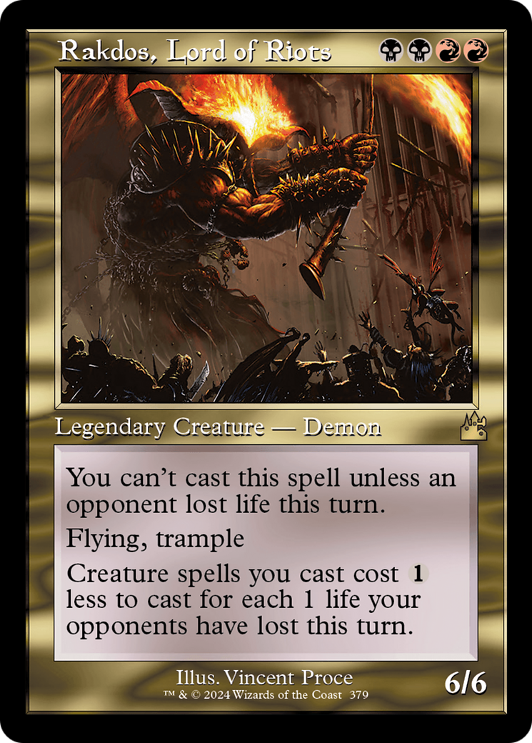 Rakdos, Lord of Riots (Retro Frame) [Ravnica Remastered] | Devastation Store