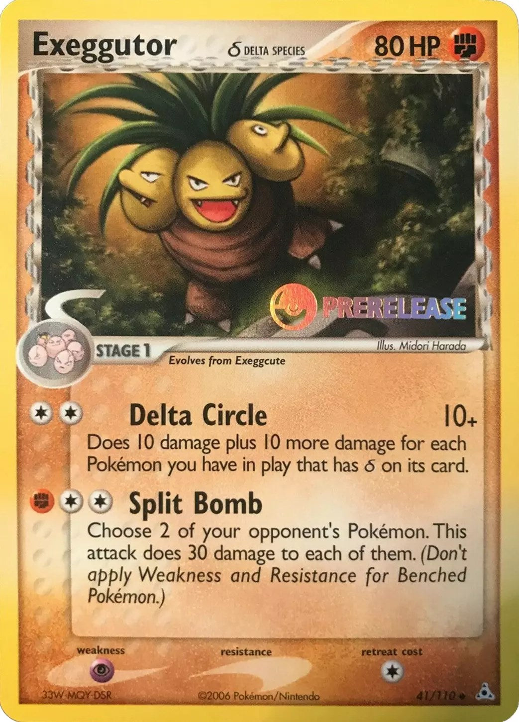 Exeggutor (41/110) (Prerelease) [EX: Holon Phantoms] | Devastation Store