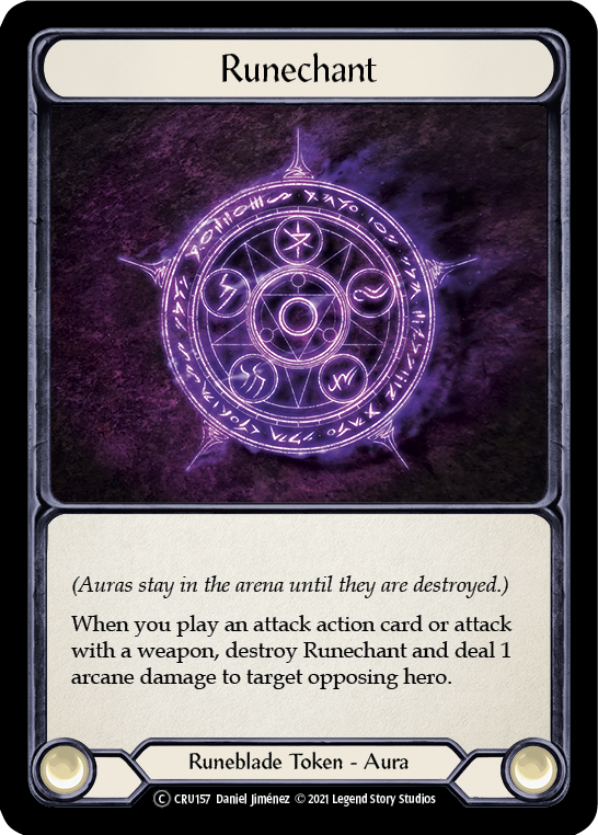 Runechant [U-CRU157-RF] Unlimited Rainbow Foil | Devastation Store