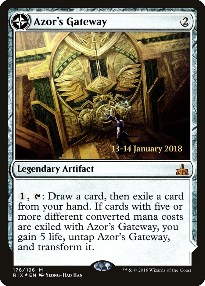 Azor's Gateway // Sanctum of the Sun [Rivals of Ixalan Prerelease Promos] - Devastation Store | Devastation Store