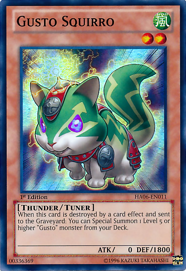 Gusto Squirro [HA06-EN011] Super Rare | Devastation Store