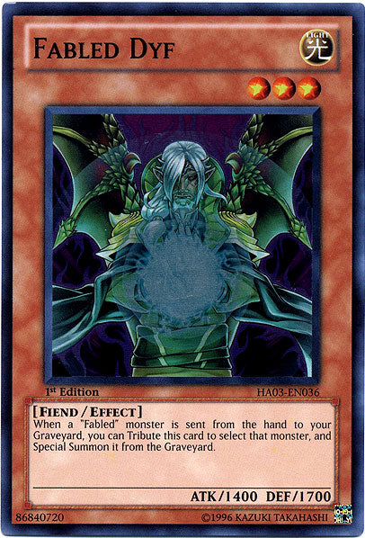 Fabled Dyf [HA03-EN036] Super Rare | Devastation Store