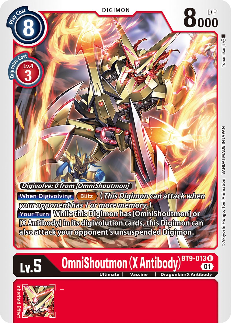 OmniShoutmon (X Antibody) [BT9-013] [X Record] | Devastation Store