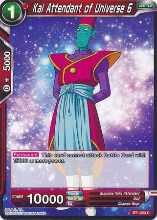Kai Attendant of Universe 6 [BT1-023] | Devastation Store