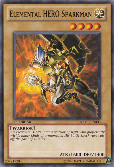 Elemental HERO Sparkman [RYMP-EN003] Common | Devastation Store
