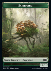 Saproling // Spirit Double-sided Token [Double Masters 2022 Tokens] | Devastation Store