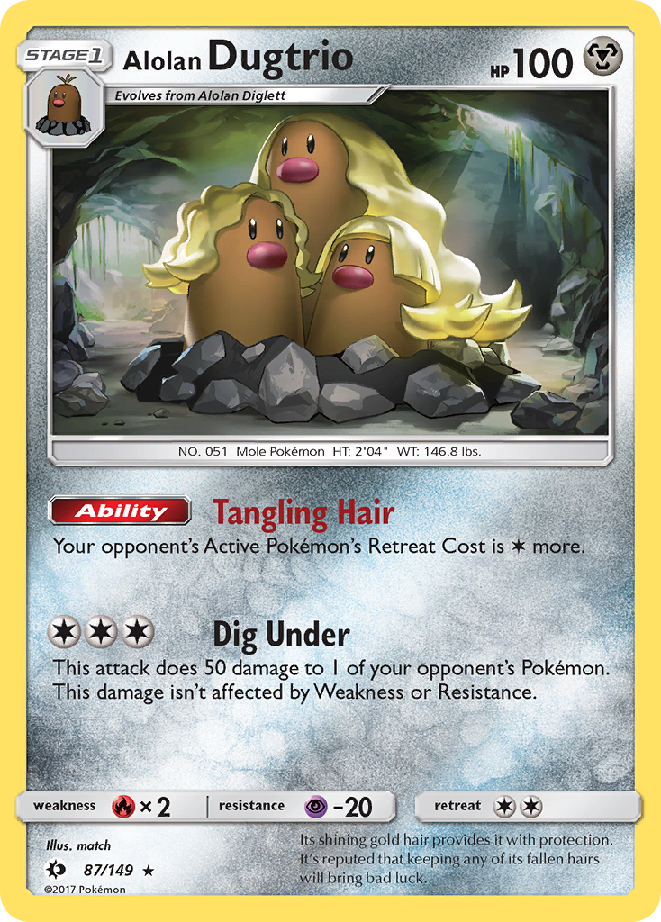 Alolan Dugtrio (87/149) [Sun & Moon: Base Set] | Devastation Store