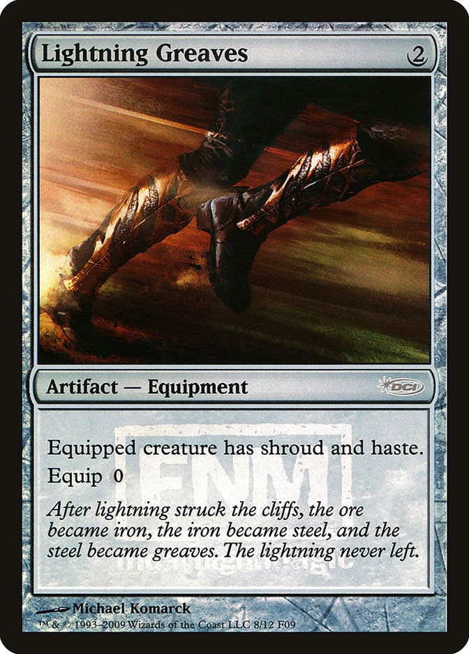 Lightning Greaves [Friday Night Magic 2009] - Devastation Store | Devastation Store