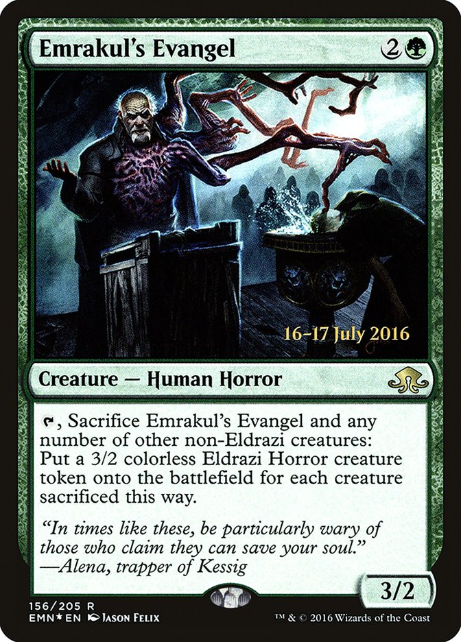 Emrakul's Evangel  [Eldritch Moon Prerelease Promos] - Devastation Store | Devastation Store