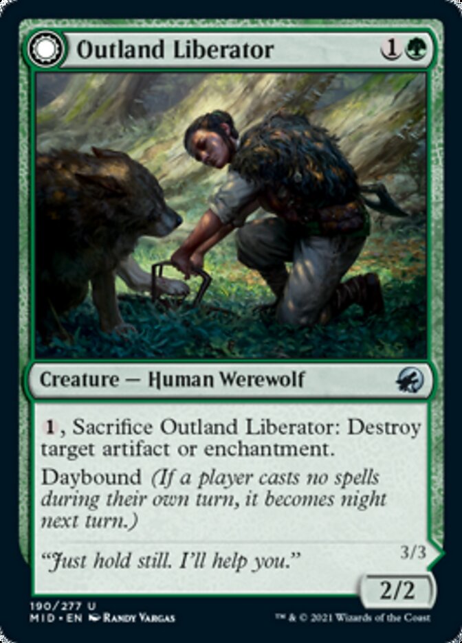 Outland Liberator // Frenzied Trapbreaker [Innistrad: Midnight Hunt] | Devastation Store