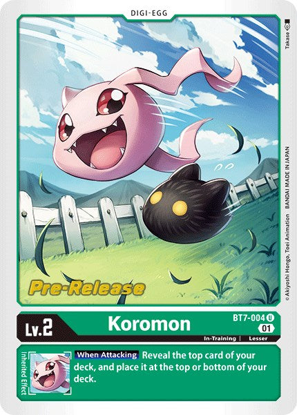 Koromon [BT7-004] [Next Adventure Pre-Release Cards] | Devastation Store