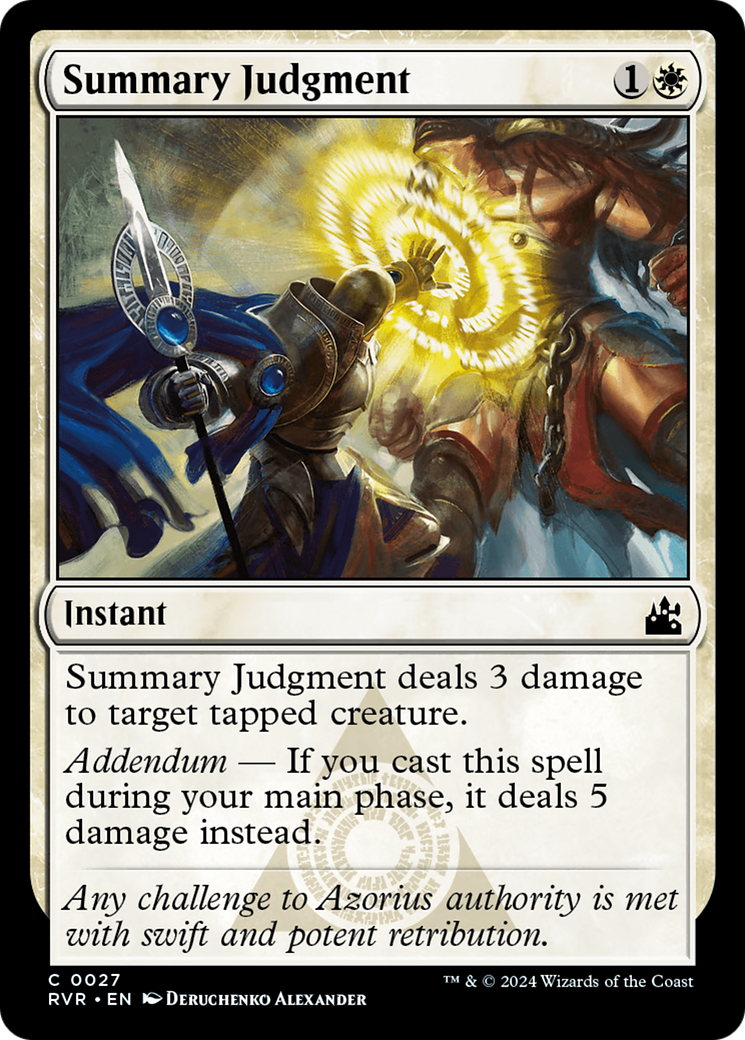 Summary Judgment [Ravnica Remastered] | Devastation Store