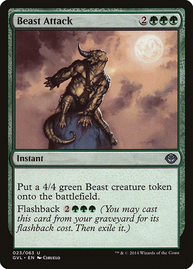 Beast Attack (Garruk vs. Liliana) [Duel Decks Anthology] | Devastation Store