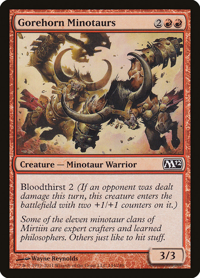 Gorehorn Minotaurs [Magic 2012] - Devastation Store | Devastation Store