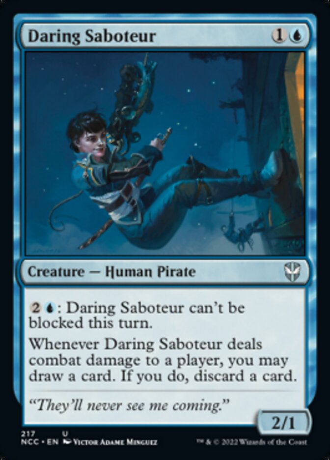 Daring Saboteur [Streets of New Capenna Commander] | Devastation Store