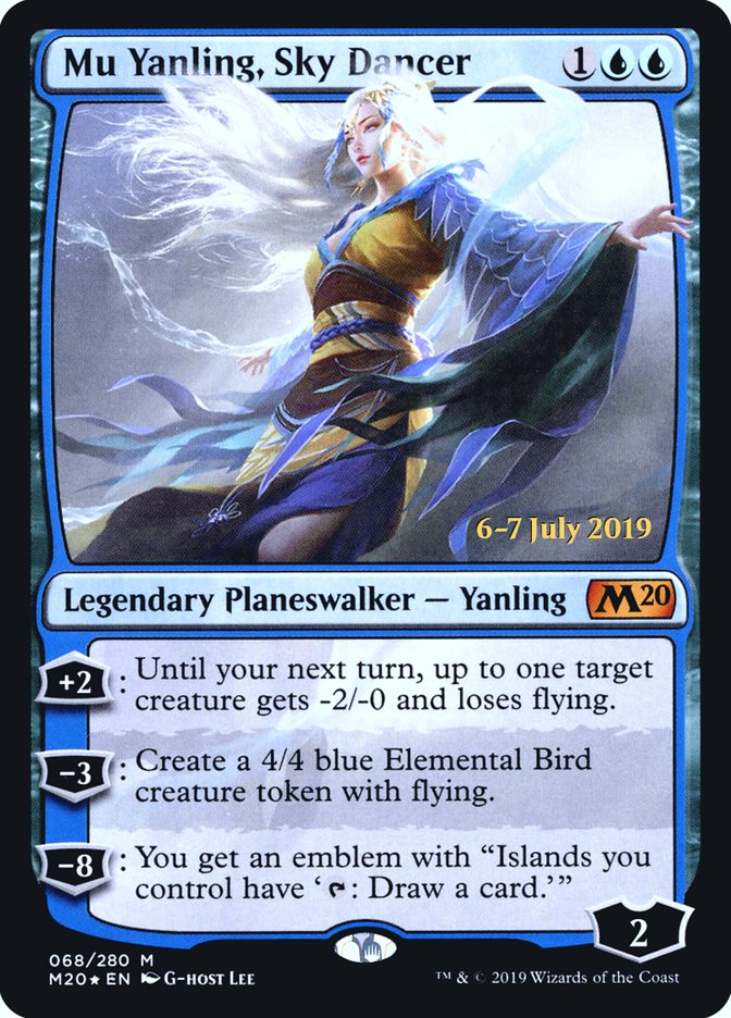 Mu Yanling, Sky Dancer  [Core Set 2020 Prerelease Promos] | Devastation Store