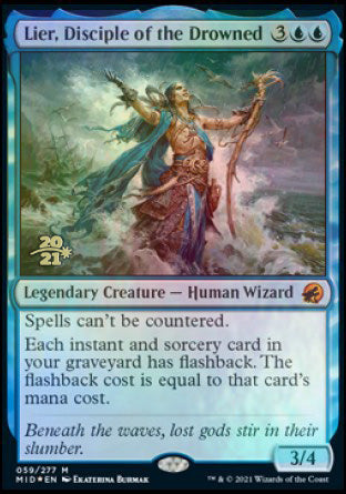 Lier, Disciple of the Drowned [Innistrad: Midnight Hunt Prerelease Promos] | Devastation Store