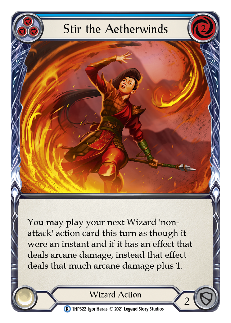 Stir the Aetherwinds (Blue) [1HP322] | Devastation Store