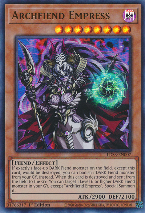 Archfiend Empress [LDS3-EN007] Ultra Rare | Devastation Store