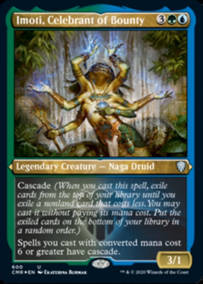 Imoti, Celebrant of Bounty (Etched) [Commander Legends] | Devastation Store