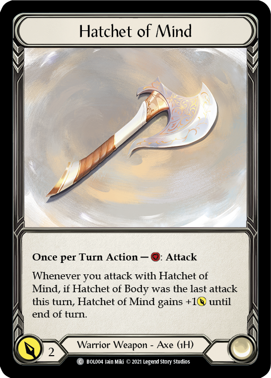 Hatchet of Mind [BOL004] (Monarch Boltyn Blitz Deck) | Devastation Store